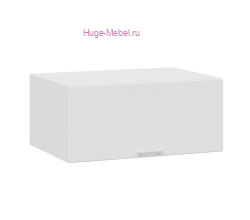 Антресольный кухонный шкаф верхний 800 Катрин (софт вайт)