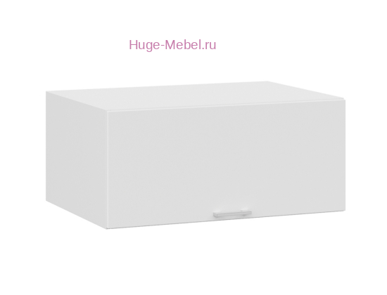 Антресольный кухонный шкаф верхний 800 Катрин (софт вайт)