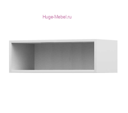 Открытый кухонный верхний шкаф 600-М (белый)