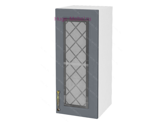 Кухонный шкаф верхний со стеклом 300 Модена (дуб серый)