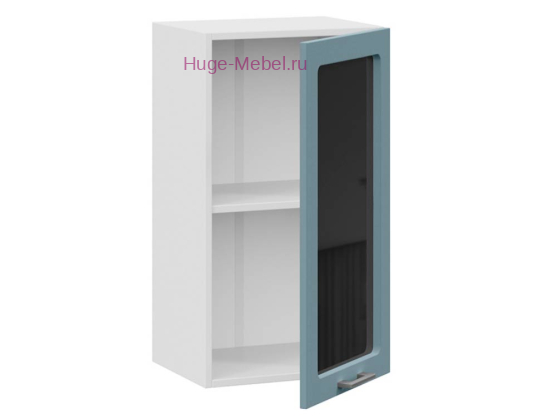 Кухонный шкаф верхний со стеклом 300 Катрин (топаз)