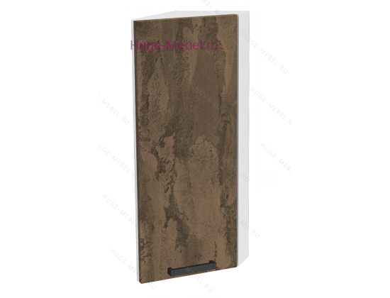 Торцевой шкаф кухонный верхний подвесной 300 Пасаденна (ржавый камень)