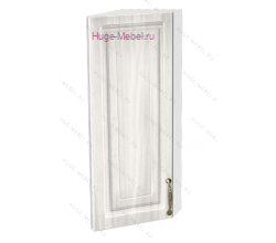 Торцевой шкаф кухонный верхний подвесной 300 Юлия (сандал белый)