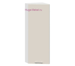 Торцевой шкаф кухонный верхний высокий 300 Катрин (крем)