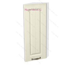 Торцевой шкаф кухонный верхний подвесной 300 Мария (крем)