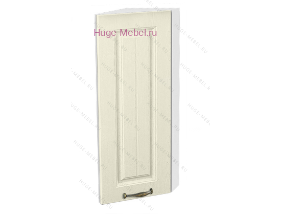 Торцевой шкаф кухонный верхний подвесной 300 Мария (крем)