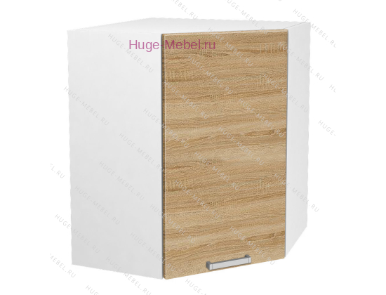 Угловой кухонный шкаф верхний 600 Бетон (дуб сонома)