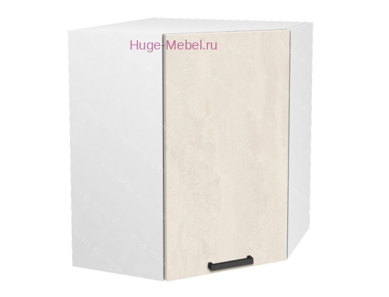 Угловой кухонный шкаф верхний 550 Пасаденна (шелковый камень)
