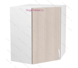 Угловой кухонный шкаф верхний 600 Дина (шимо светлый)