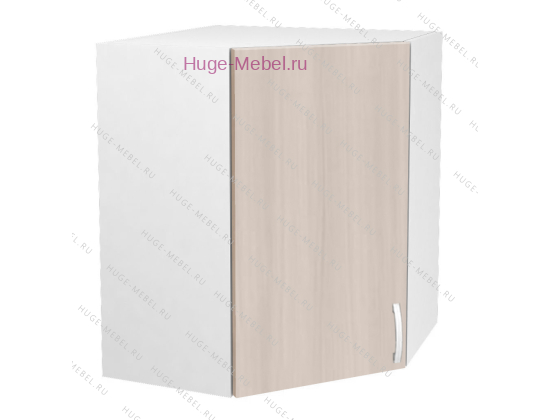 Угловой кухонный шкаф верхний 600 Дина (шимо светлый)