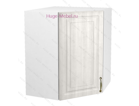 Угловой кухонный шкаф верхний 600 Юлия (сандал белый)