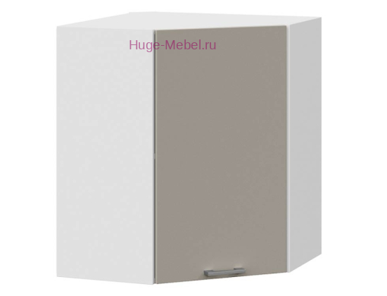 Угловой кухонный шкаф верхний 600 Катрин (циркон)