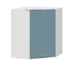 Угловой кухонный шкаф верхний 550 Катрин (топаз)