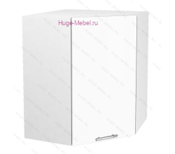 Угловой кухонный шкаф верхний 550 Ксения (белый)