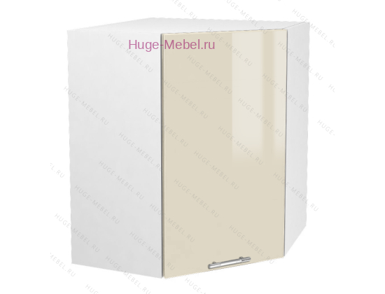 Угловой кухонный шкаф верхний 600 Ксения (ваниль)