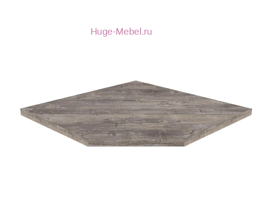 Столешница угловая 850 мм Олдвуд, 38 мм