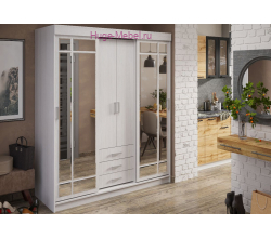 Белый шкаф-купе "Андрей 1 анкор"