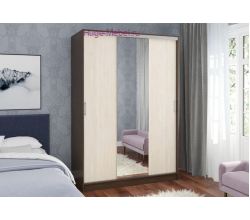 Шкаф-купе "Альянс 1.5 Венге/Дуб"