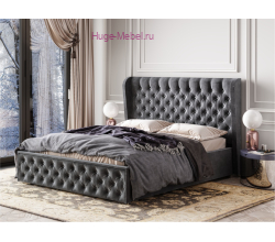 Кровать с подъемным механизмом "Франческа 1.6" графит