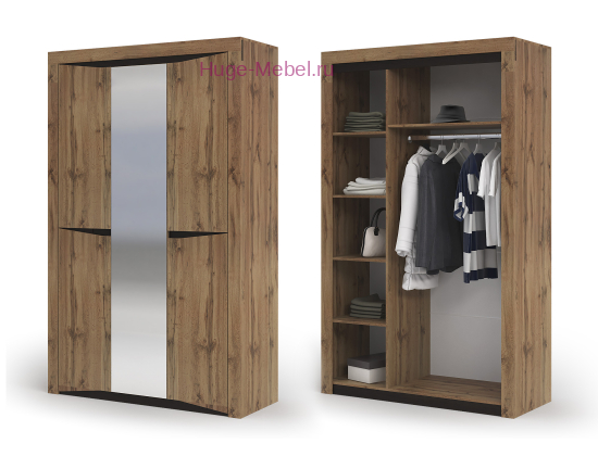 Шкаф 3-х створчатый "Паола ШК 702"