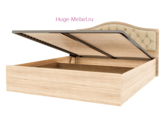 Кровать 160х200 с подъемным механизмом "Дели карамель"