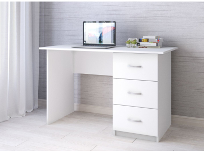 Стол письменный "Сити-1 белый" Стол письменный "Сити-1 белый"