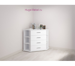 Угловой комод "Катрин 7 белый"