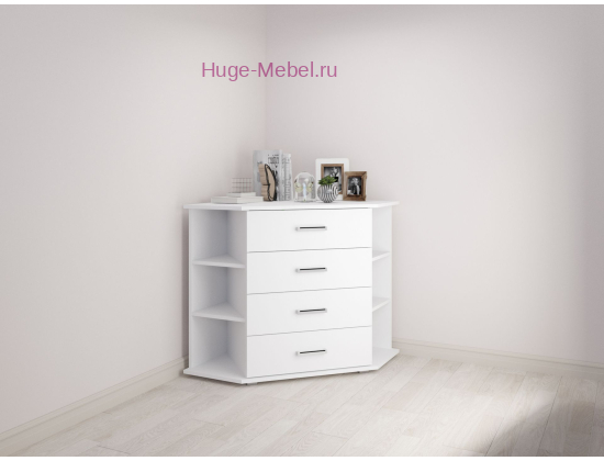 Угловой комод "Катрин 7 белый"