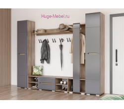 Прихожая "Наоми" графит