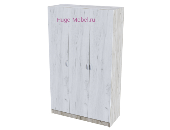 Шкаф трехстворчатый "Бася ШК 557" крафт