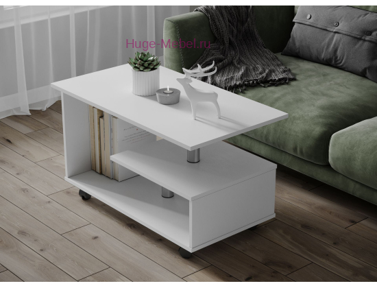 Стол журнальный "Консул-5 белый"