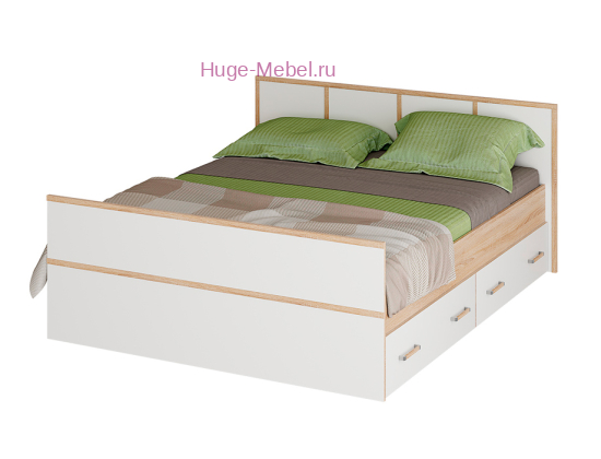 Кровать 160х200 "Сакура" белая Light