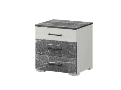 Прикроватная тумба "Теана" мрамор дарк Прикроватная тумба "Теана" мрамор дарк