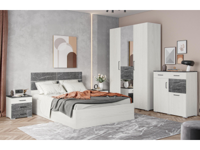 Спальный гарнитур "Теана дарк" Спальный гарнитур "Теана дарк"