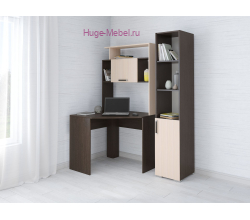Компьютерный стол с пеналом "Квартет-12 венге"