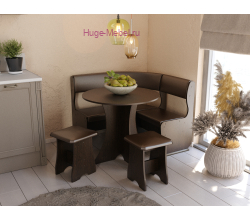 Кухонный уголок "Андрей-1 венге/шоколад"