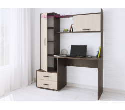 Стол компьютерный "Квартет-9 венге/дуб"