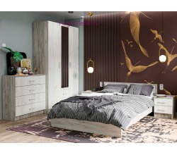 Спальный гарнитур "Гармония" крафт