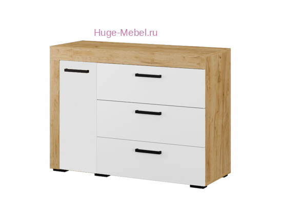 Комод "Адель" белый +крафт