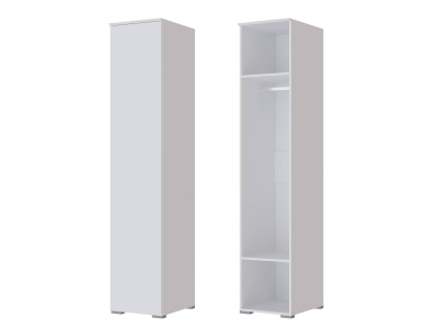 Пенал для спальни "Плейона" белый Пенал для спальни "Плейона" белый