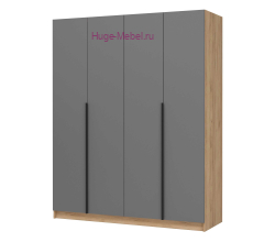 4-х створчатый шкаф "Лион ШК-03" графит