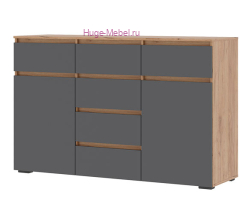 Комод "Хелен КМ 05" графит+крафт