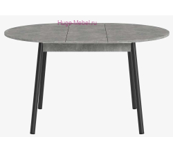 Стол раскладной "Цент бабочка" Ателье светлое ЛДСП (подстолье конус черное)