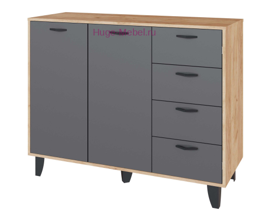 Комод "Катрин 12 графит"