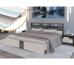 Кровать с матрасом Эрика эконом 160х200