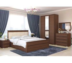 Спальный гарнитур "Ливорно К2" орех