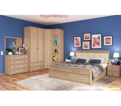 Угловая спальня "Ливорно К3" сонома
