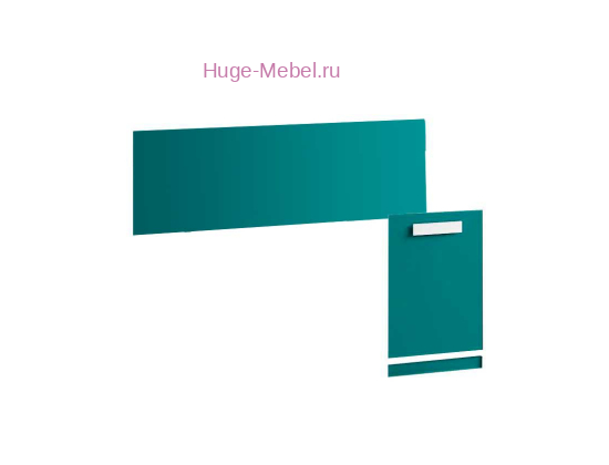 Спальня Кэнди Стол письменный КС-1 (фасад) океан