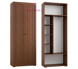 Узкий шкаф для одежды "Ричард РШ-5" орех