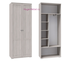 Узкий шкаф для одежды "Ричард РШ-5" анкор